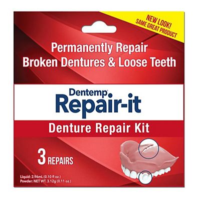 Dentemp Repair It Denture Repair Kit 3s