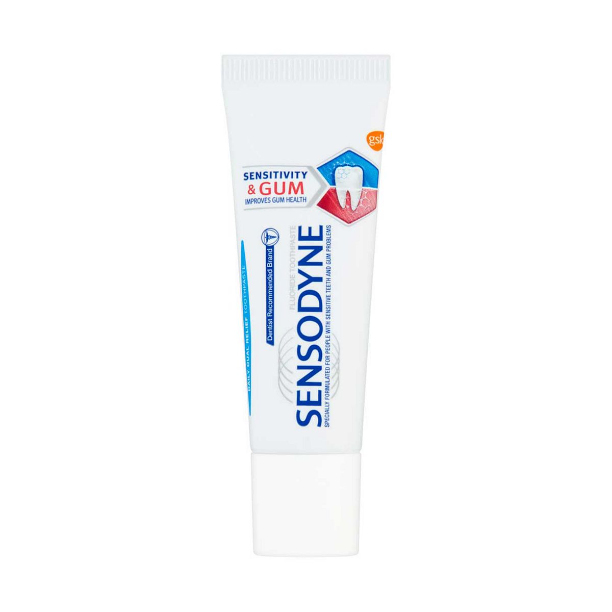 Sensodyne Sensitive Teeth Toothpaste Sensitivity & Gum Original Travel Size 15Ml
