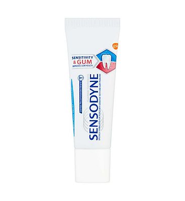 Sensodyne Sensitive Teeth Toothpaste Sensitivity & Gum Original Travel Size 15ml