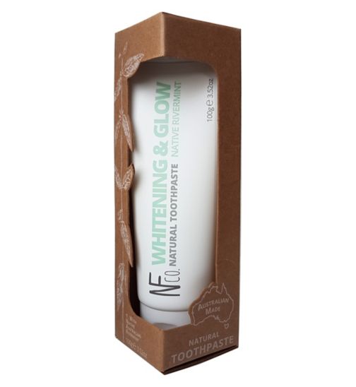 Natural Family Co. Whitening & Glow Natural Toothpaste with Native Rivermint 100ml