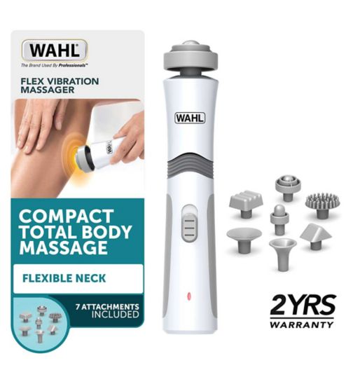 Wahl Flex cordless vibration massager + 7 attachment