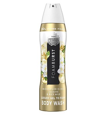 Imperial Leather Foamburst Body Wash Jasmine and Rice Milk 200ml