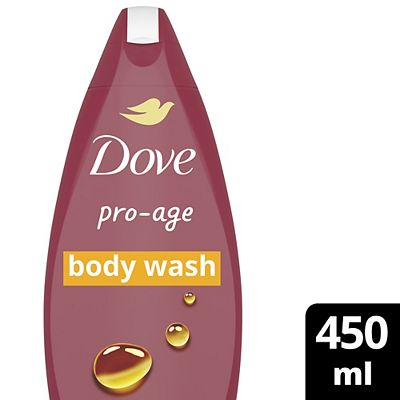 Dove Pro Age Body Cleanser With 0 Sulfate Sles Body Wash Shower Gel For Nourished Mature Skin 450ml