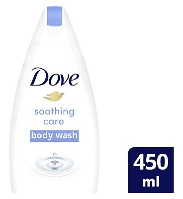 Dove Soothing Care with soap free formula Body Wash Shower Gel hydration for sensitive skin 450ml