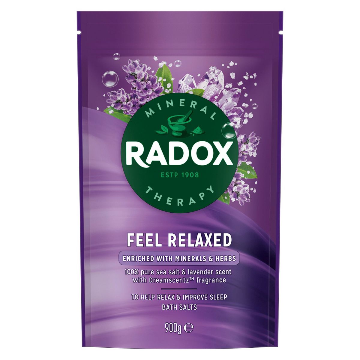 Radox Mineral Therapy Feel Relaxed Bath Salts 900G