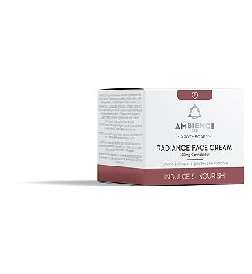 Ambience CBD Apothecary Radiance Face Cream 300mg Cannabidiol - 50g