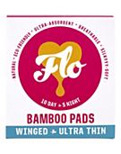 Flo Natural Bamboo Ultra Thin Day & Night Pads 15pk