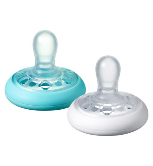 Tommee Tippee Breast-like Soother, 6-18 months, 2 Pack