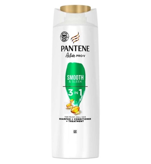 Pantene Pro-V Smooth & Sleek 3in1 Shampoo + Conditioner + Treatment 450ml