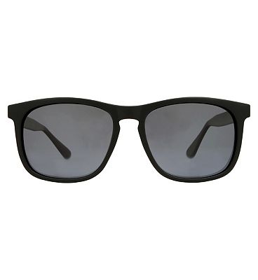 Boots Mens Polarised Sunglasses - Matt Black Frame