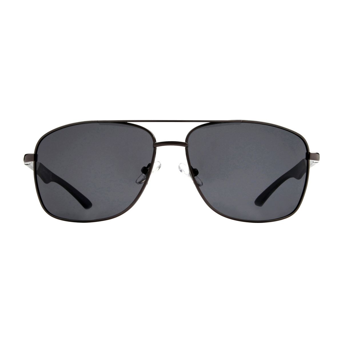   Men's Polarised Sunglasses - Gunmetal And Crystal Navy Frame Multicolor