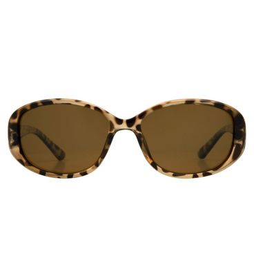 Boots Ladies Polarised Sunglasses Brown Tortoiseshell Frame Boots