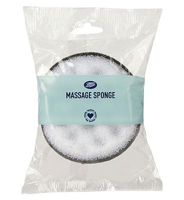 Boots Massage Sponge Charcoal