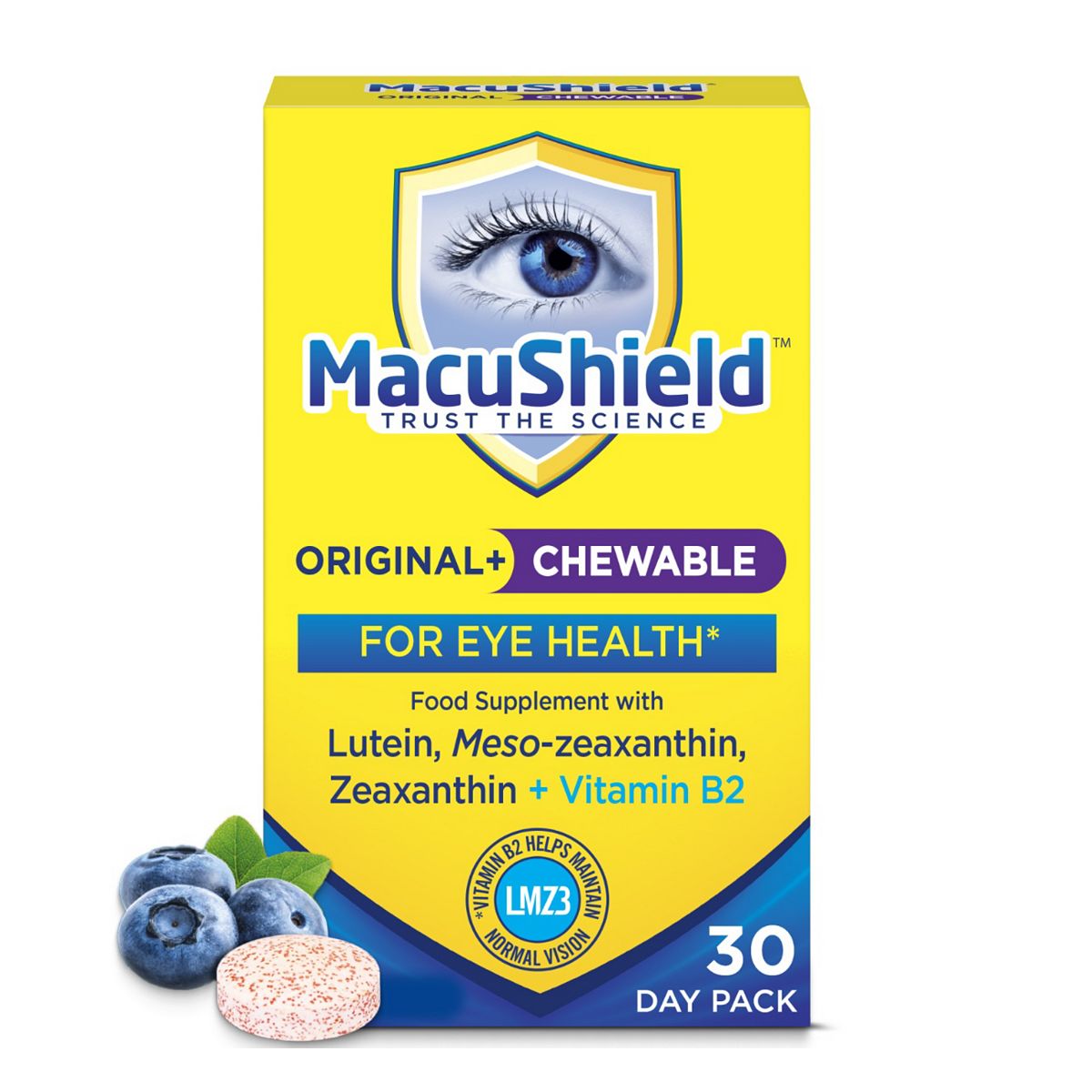 Macushield Original Chewable 30 Tablets