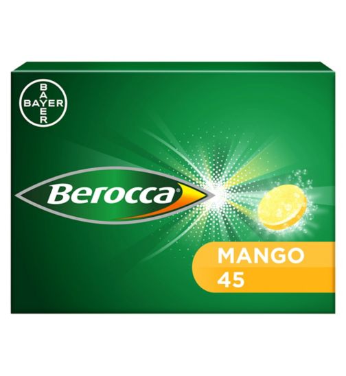 Berocca Mango Energy Vitamin 45 Tablets