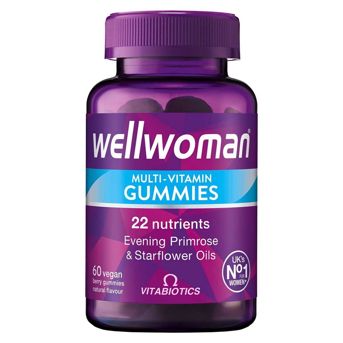 Wellwoman Vitabiotics Multi-Vitamin Gummies 60 Vegan Berry