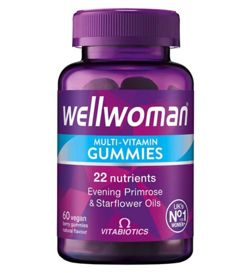 experimental agitation monitor Vitabiotics Wellwoman Multi-Vitamin Gummies 60 Vegan Berry Gummies - Boots