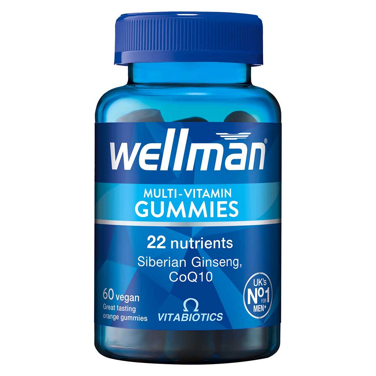 Wellman Vitabiotics Multi-Vitamin Gummies 60 Vegan Orange
