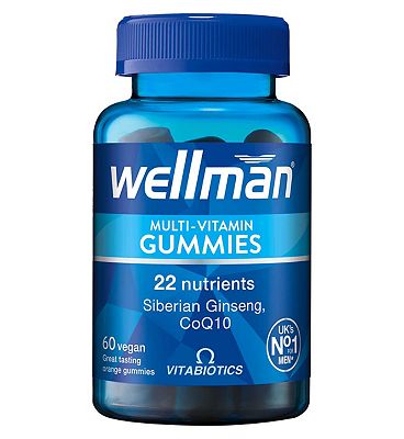 Vitabiotics Wellman Multi-Vitamin Gummies 60 Vegan Orange Gummies