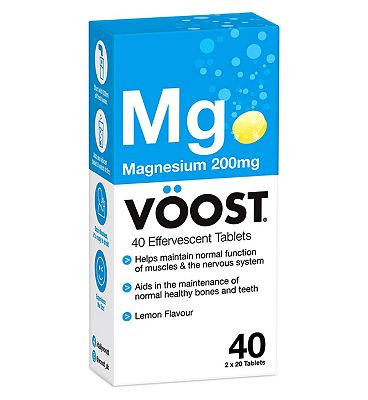 Voost Magnesium 200 mg 40 Lemon Efferevescent Tablets Review