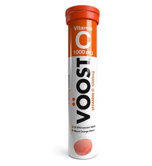 Voost Vitamin C 1000 mg 20 Blood Orange Effervescent Tablets