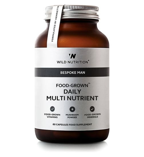 Wild Nutrition Bespoke Man Food-Grown Daily Multi Nutrient - 60 Capsules