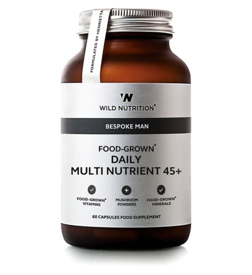 Wild Nutrition Bespoke Man Food-Grown Daily Multi Nutrient 45+ - 60 Capsules