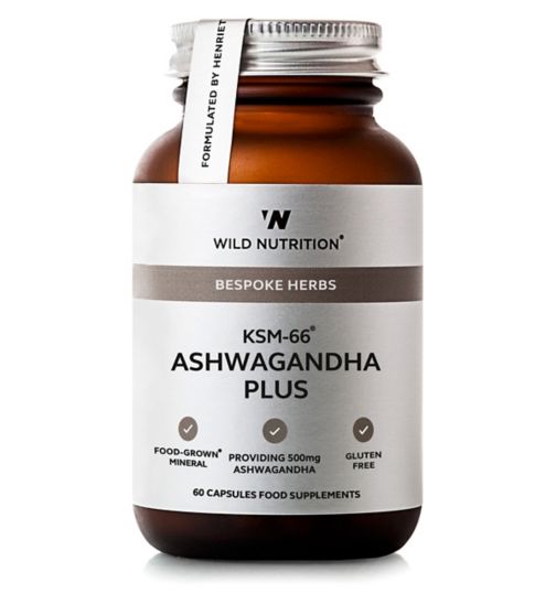 Wild Nutrition Bespoke Herbs KSM-66 Ashwagandha Plus - 60 Capsules