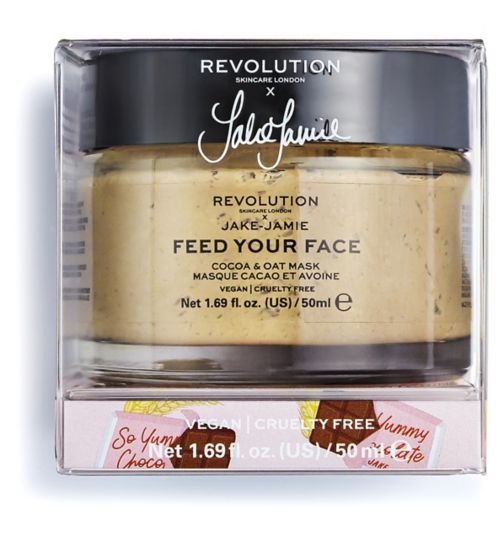 Revolution Skincare x Jake – Jamie Cocoa & Oat Moisturising Face Mask 50g