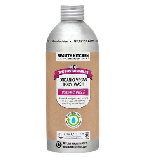 Beauty Kitchen The Sustainables Botanic Bliss Organic Vegan Body Wash 300ml