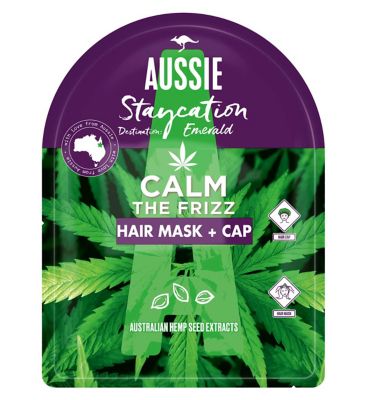 Aussie Calm The Frizz Hair Mask Conditioner With Hemp Seed Oil 20ml