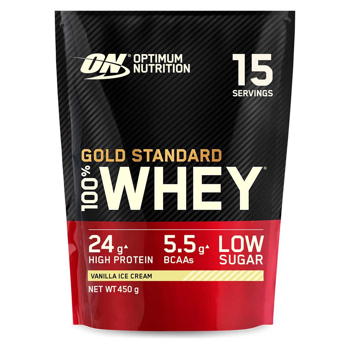 Optimum Nutrition Gold Standard 100% Whey Vanilla Ice Cream 450g