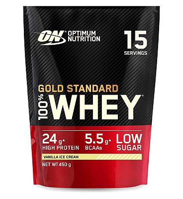 Optimum Nutrition Gold Standard 100% Whey Vanilla Ice Cream 450g