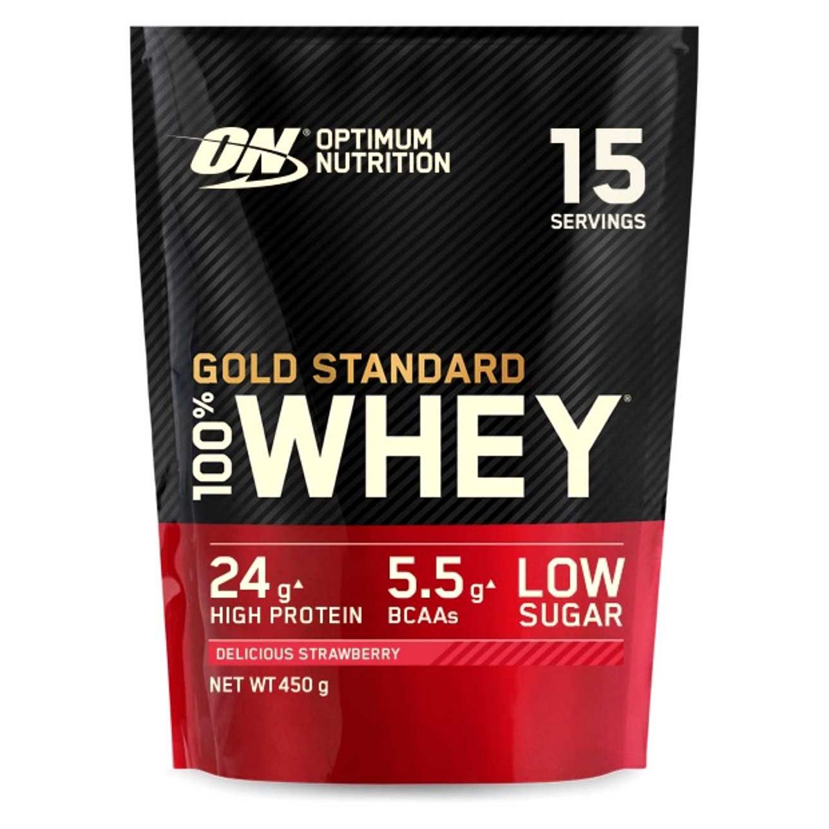 Optimum Nutrition Gold Standard 100% Whey Delicious Strawberry 450g