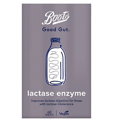 Boots Good Gut Lactase Enzyme, 60 Tablets