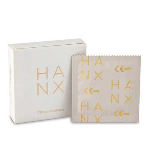 Hanx Ultra-Thin Vegan Condoms - 3 Pack