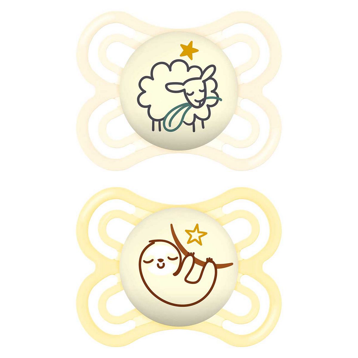 Mam Perfect Night 0-6+ Month Soother Double Pack