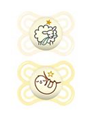 MAM Perfect Night 0-6+ Month Soother Double Pack