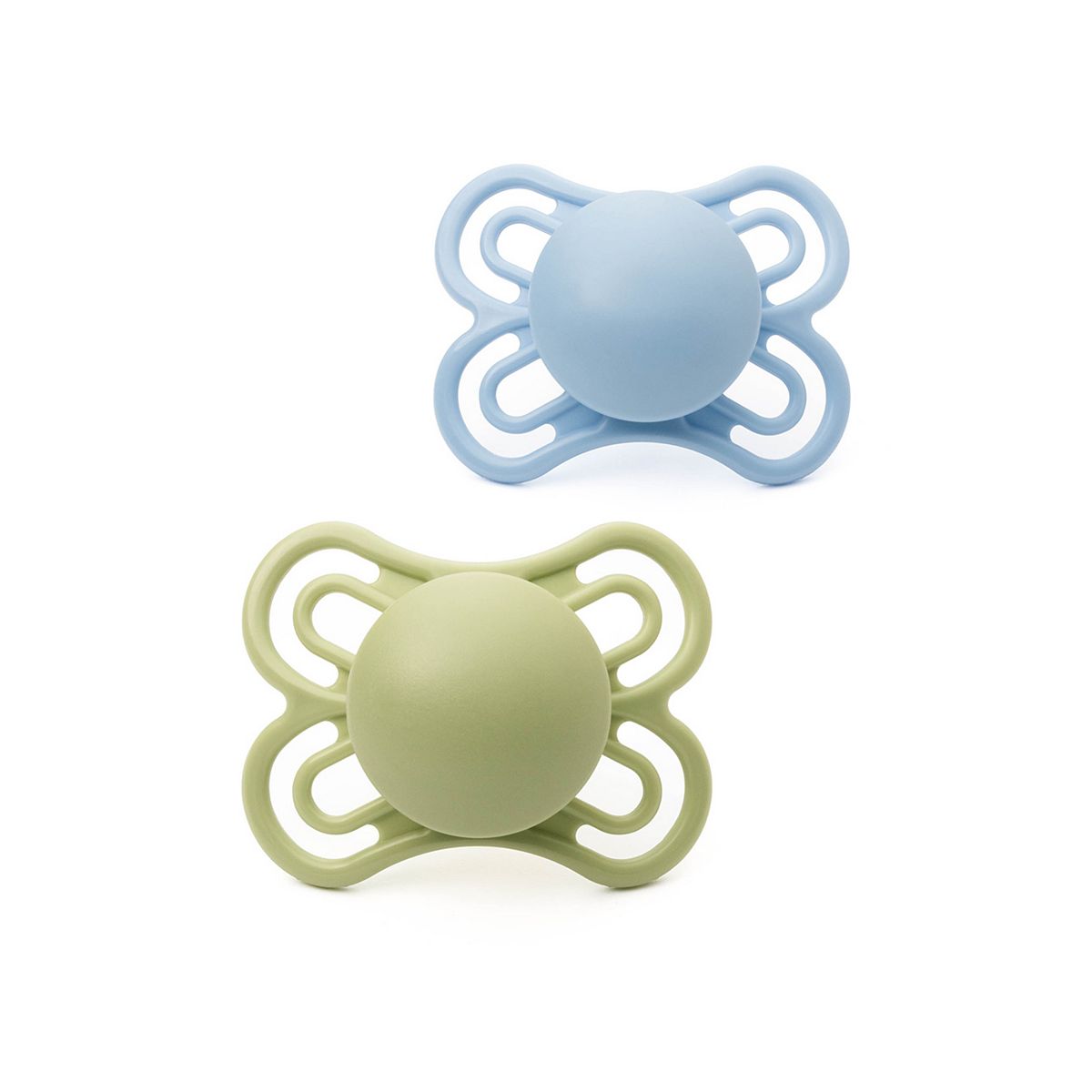 Mam Perfect 0-6 Months Soother 2 Pack - Blue And Green