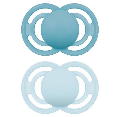MAM Perfect 6+ Months Soother Double Pack - Blue