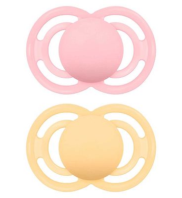 MAM Perfect 6+ Months Soother Double Pack - Pink
