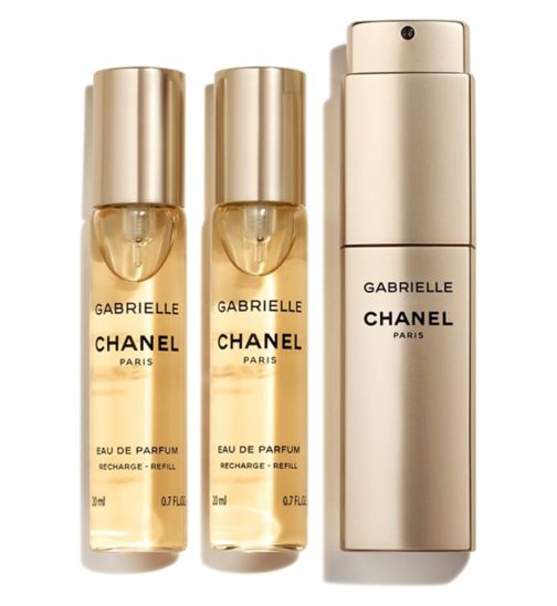 Gabrielle Chanel Eau De Parfum Twist and Spray 3 x 20ml