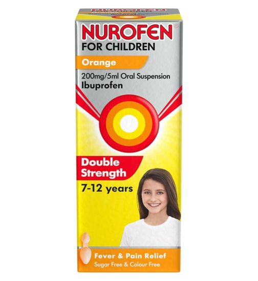 Nurofen For Children Orange 200mg/5mg Oral Suspension 100ml