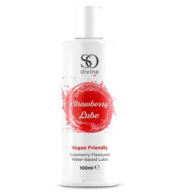 So Divine Strawberry Water-based Lubricant - 100ml