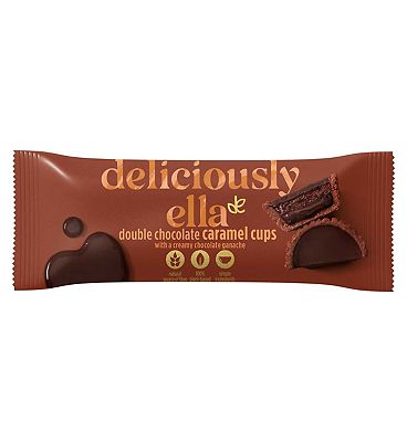 Deliciously Ella Double Chocolate Caramel Cups - 36g