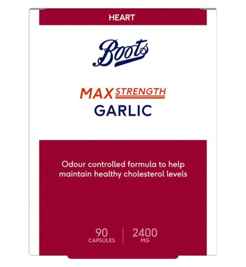Boots Max Strength Garlic 90 capsules (3 month supply)