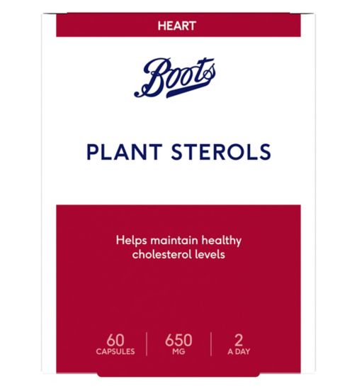 Boots Plant Sterols 60 Capsules (1 month supply)