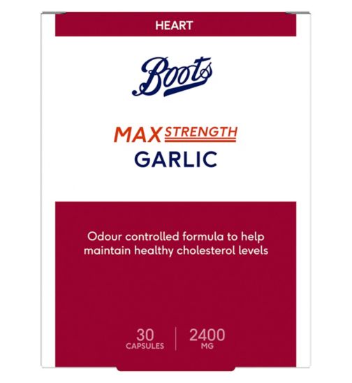 Boots Max Strength Garlic 30 Capsules (1 month supply)