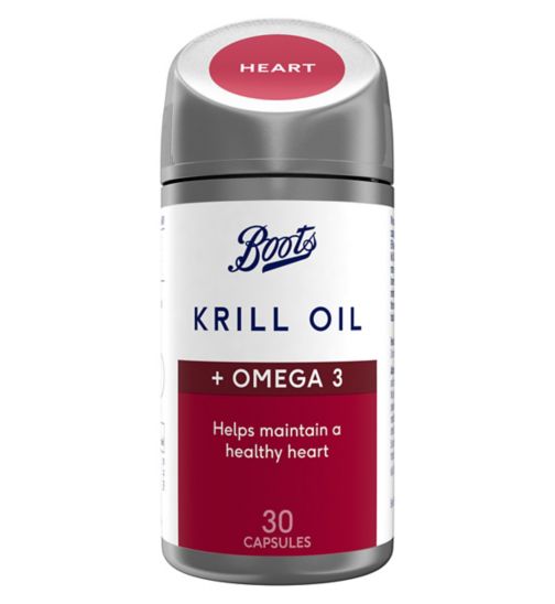 Boots Krill Oil + Omega 3 - 30 Capsules