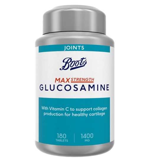 Boots Max Strength Glucosamine - 180 Tablets (6 month supply)